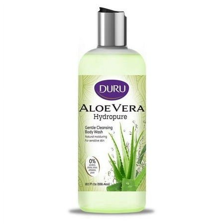 DURU Hydropure Aloe Vera Body Wash - Gentle Cleansing Bodywash Moisturizing Body Wash Sensitive Skin Body Wash Shower Gel Body Wash for Women and Men 