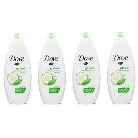 Dove Nourishing and Restore Body Wash 16.9oz  Go Fresh-Cucumber & Green Tea - 4 Pack