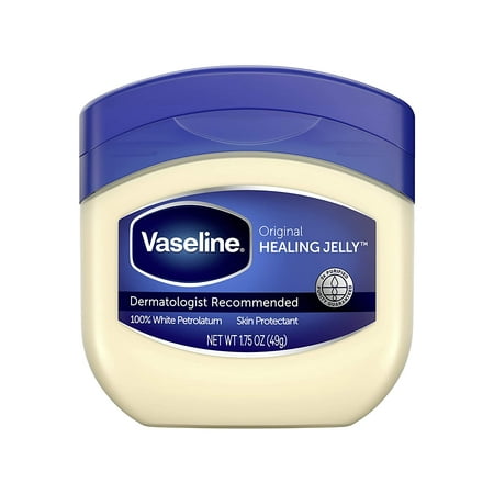 Vaseline Healing Jelly for Dry Skin and Eczema Relief Original 100% Pure Petroleum Jelly 1.75 Ounce (Pack of 1)