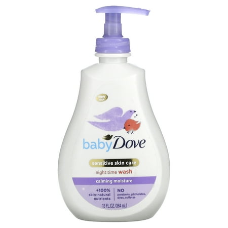 Dove  Baby  Sensitive Skin Care  Night Time Wash  Calming Moisture  13 Fl Oz (384 Ml)