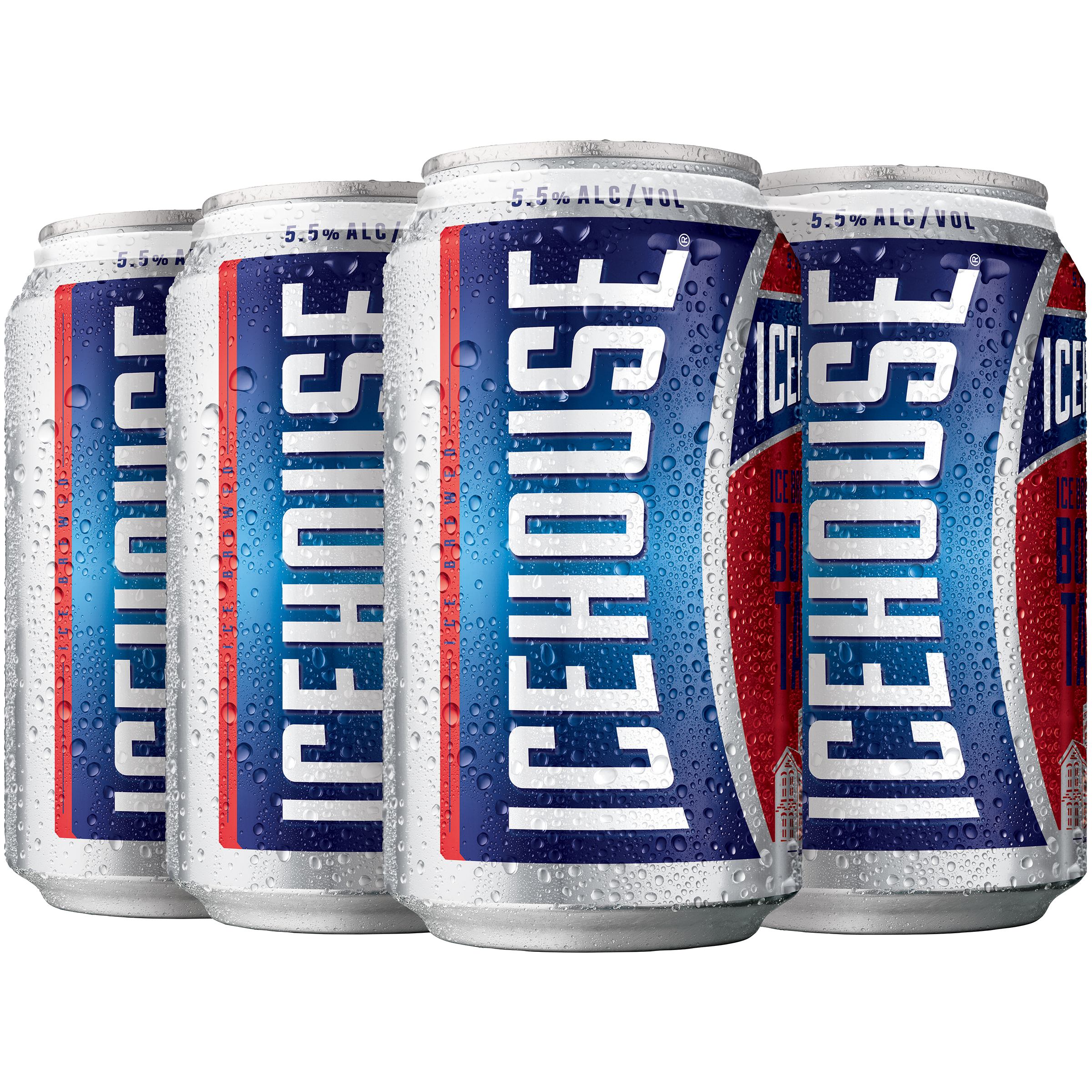 Icehouse Lager Beer, 6 Pack, 12 Fl. Oz. Cans, 5.5% ABV