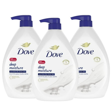 Dove Body Wash with Pump with Skin Natural Nourishers for Instantly Soft Skin and Lasting Nourishment Deep Moisture Cleanser Effectively Washes Away B