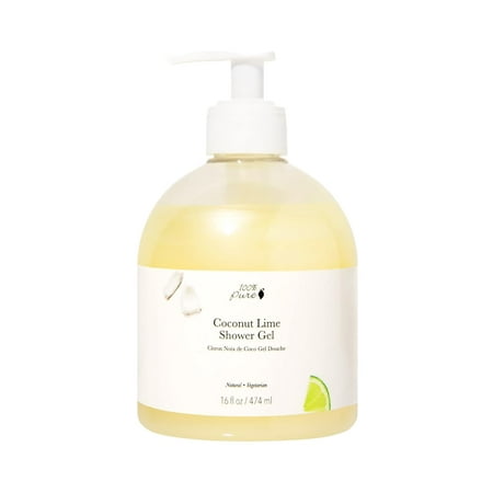 Coconut Lime Shower Gel Natural Foaming & Hydrating Body Wash - Deeply Moisturizing Gentle Soap Cleanser for All Skin Types  Even Sensitive - Gluten-F