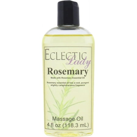 All Natural Massage Oil  4 Oz  100% Natural Ingredients with Sweet Almond & Jojoba Oil  Relaxing Scent for Men & Women