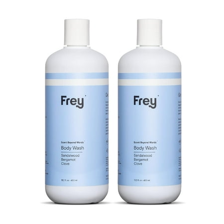 Natural Body Wash - Moisturizing Shower Gel with Coconut  Argan  Sacha Inchi & Macadamia Oils - Gentle Cleansing for Sensitive Skin - Sandalwood Berga