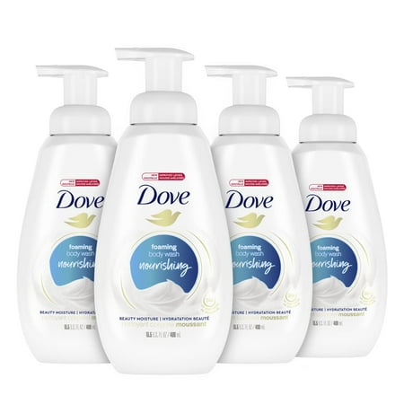 Dove Instant Foaming Body Wash for Soft  Smooth Skin Deep Moisture Cleanser That Effectively Washes Away Bacteria While Nourishing Your Skin  White  1
