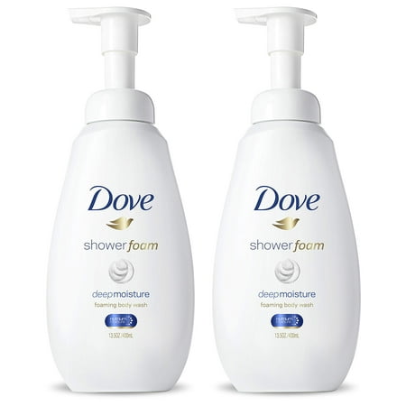 Dove Instant Foaming Body Wash for Soft  Smooth Skin Deep Moisture Cleanser That Effectively Washes Away Bacteria While Nourishing Your Skin 13.5 Oz (