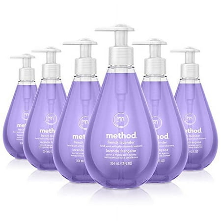 Method Gel Hand Wash  French Lavender  Biodegradable Formula  12 Fl Oz (Pack of 6)