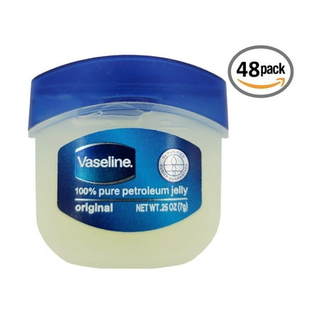 Vaseline 100% Pure Petroleum Jelly Original 25 Oz (Pack of 48)