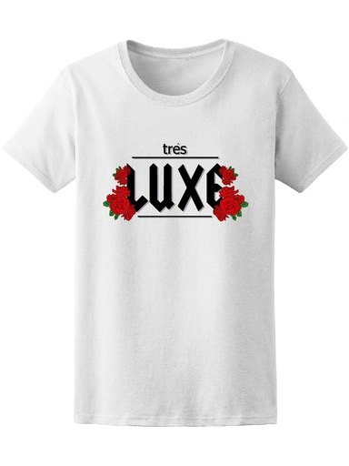 Tres Luxe Old School Roses Tee Women's -Image by Shutterstock