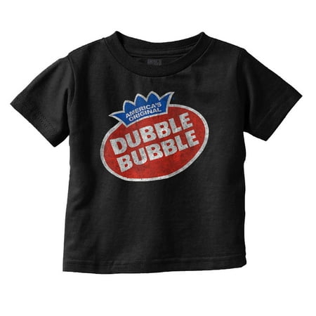 Vintage Dubble Bubble Gum Double Logo Toddler Boy Girl T Shirt Infant Toddler Brisco Brands 5T