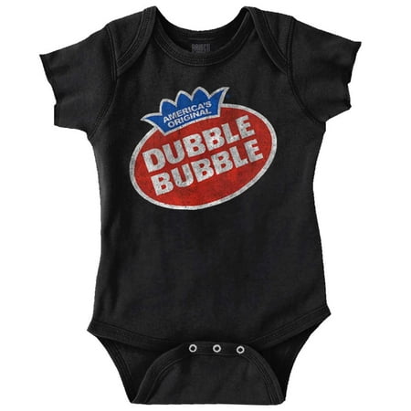 Vintage Dubble Bubble Gum Double Logo Romper Boys or Girls Infant Baby Brisco Brands 6M