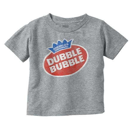 Vintage Dubble Bubble Gum Double Logo Toddler Boy Girl T Shirt Infant Toddler Brisco Brands 5T