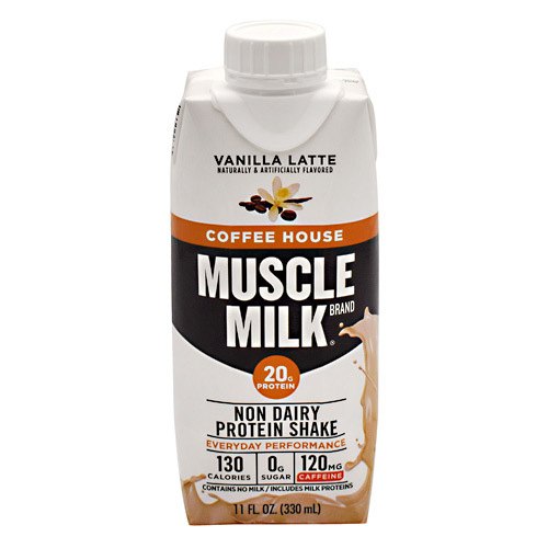 Cytosport 400638 11 Fl Oz Muscle Milk RTD Protein Shake, Vanilla Latte - 12 per Case