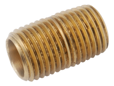 Anderson Metals 38300-0255 .13 X 5.5 in. Standard Red Brass Nipple