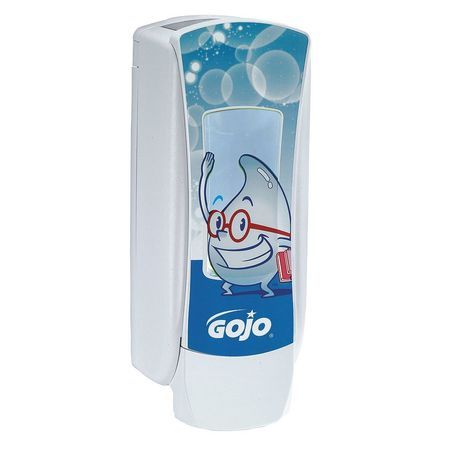 GOJO 8882-06 ADX-12 CLEAN GENE Dispenser, Push-Style, 1200mL, Education