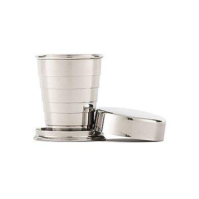 Weddingstar Stainless Steel Collapsing Shot Glass Silver