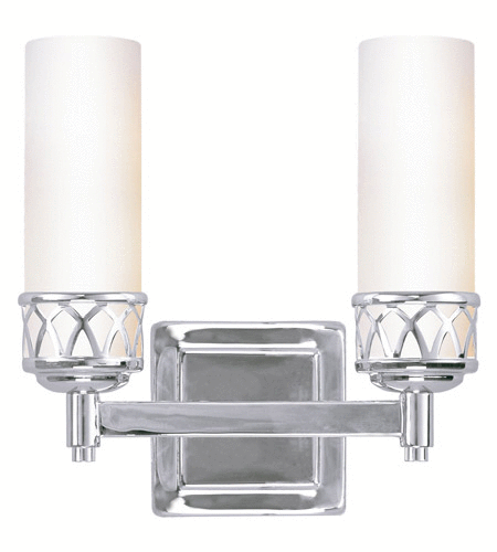 Livex Lighting-4722-05-Westfield - Two Light Bath Bar Chrome Finish