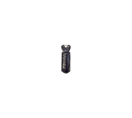 Boston Leather Belt Keeper with Key Slot, Black - 5499-3
