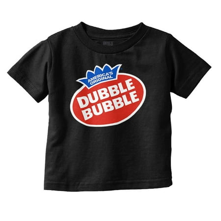 Vintage Dubble Bubble Gum Double Logo Toddler Boy Girl T Shirt Infant Toddler Brisco Brands 5T