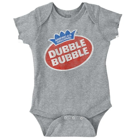 Vintage Dubble Bubble Gum Double Logo Romper Boys or Girls Infant Baby Brisco Brands 24M