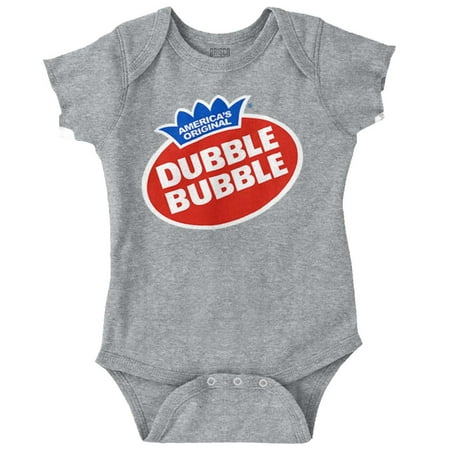 Vintage Dubble Bubble Gum Double Logo Romper Boys or Girls Infant Baby Brisco Brands 24M