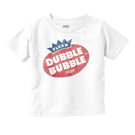Retro Vintage Dubble Bubble Gum Logo Toddler Boy Girl T Shirt Infant Toddler Brisco Brands 2T