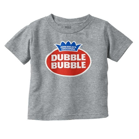 Vintage Dubble Bubble Gum Double Logo Toddler Boy Girl T Shirt Infant Toddler Brisco Brands 5T
