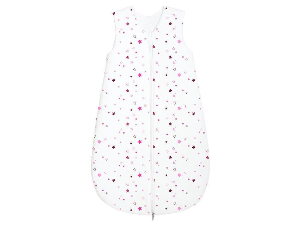 Odenwälder Babynest Allrounder Jersey-Schlafsack Gr. 90 Sterne Pink & Blackberry 1455-1/1447 Gr. 90