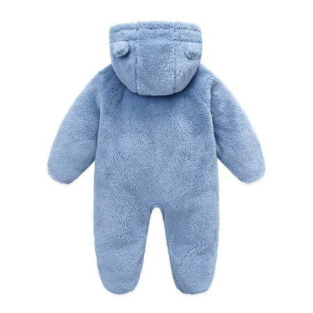 Aayomet Baby Rompers Girl Baby Romper Boys Sleeve Baby Bodysuits Set for Boys or Girls - Woodland Animal & Buffalo Plaid Light Blue 6-9 Months