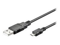 Wentronic 1m a Plug to Micro B Plug USB Cable