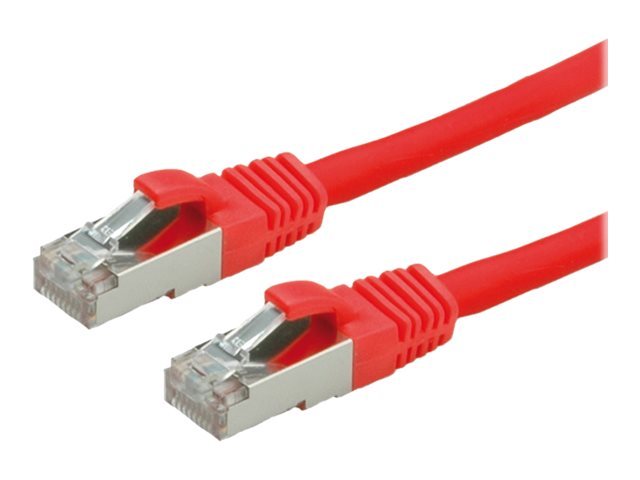 VALUE S/FTP-(PiMF-)Patchkabel Kat.6, LSOH, Rot, 1m (21.99.1231)