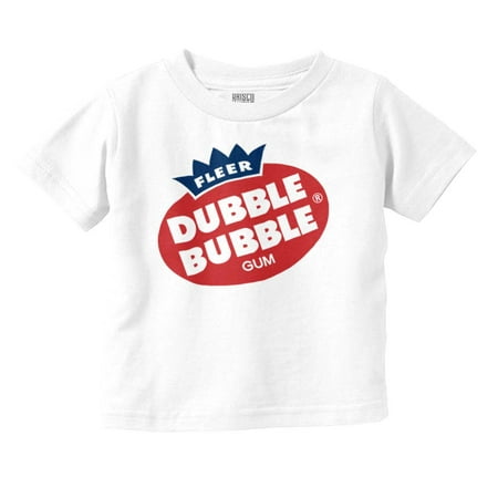 Retro Vintage Dubble Bubble Gum Logo Toddler Boy Girl T Shirt Infant Toddler Brisco Brands 2T