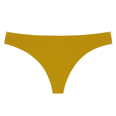 GWAABD Underwear Seamless Thong Panties Women S Breathable Stretch Thong Underwear Thong 1 Piece Thread Traceless Adhesive Thong Underwear