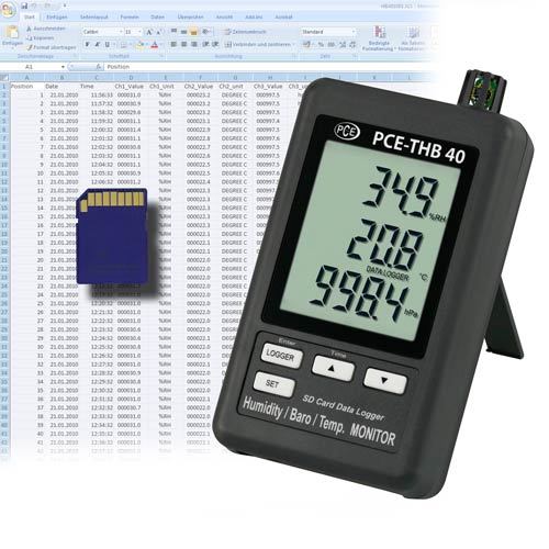 Environmental Meter PCE-THB 40