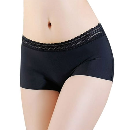 GWAABD Hipsters Panties for Women Cotton File Lifting Boxer Panties Women Glare Leggings
