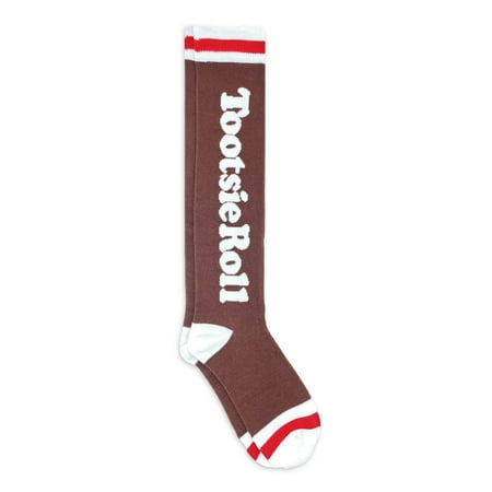 Tootsie Roll Women S Halloween Knee-High Socks  1-Pack  Size 4-10