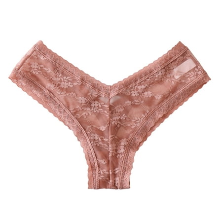 CLZOUD Women S Lingerie Sleep Panties Pink Lace Custom Letter Logo Low Waist Striped Tangas No Show Bikini Custom Thongs Women Underwear Panties Cotto