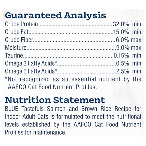 Blue Buffalo Tastefuls Adult Indoor Dry Cat Food with Salmon & Brown Rice - 3lbs thumbnail