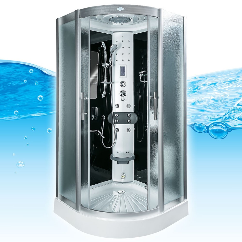 AcquaVapore Dtp8046-2313 Dusche Dampfdusche Duschtempel Duschkabine -Th. 100x100