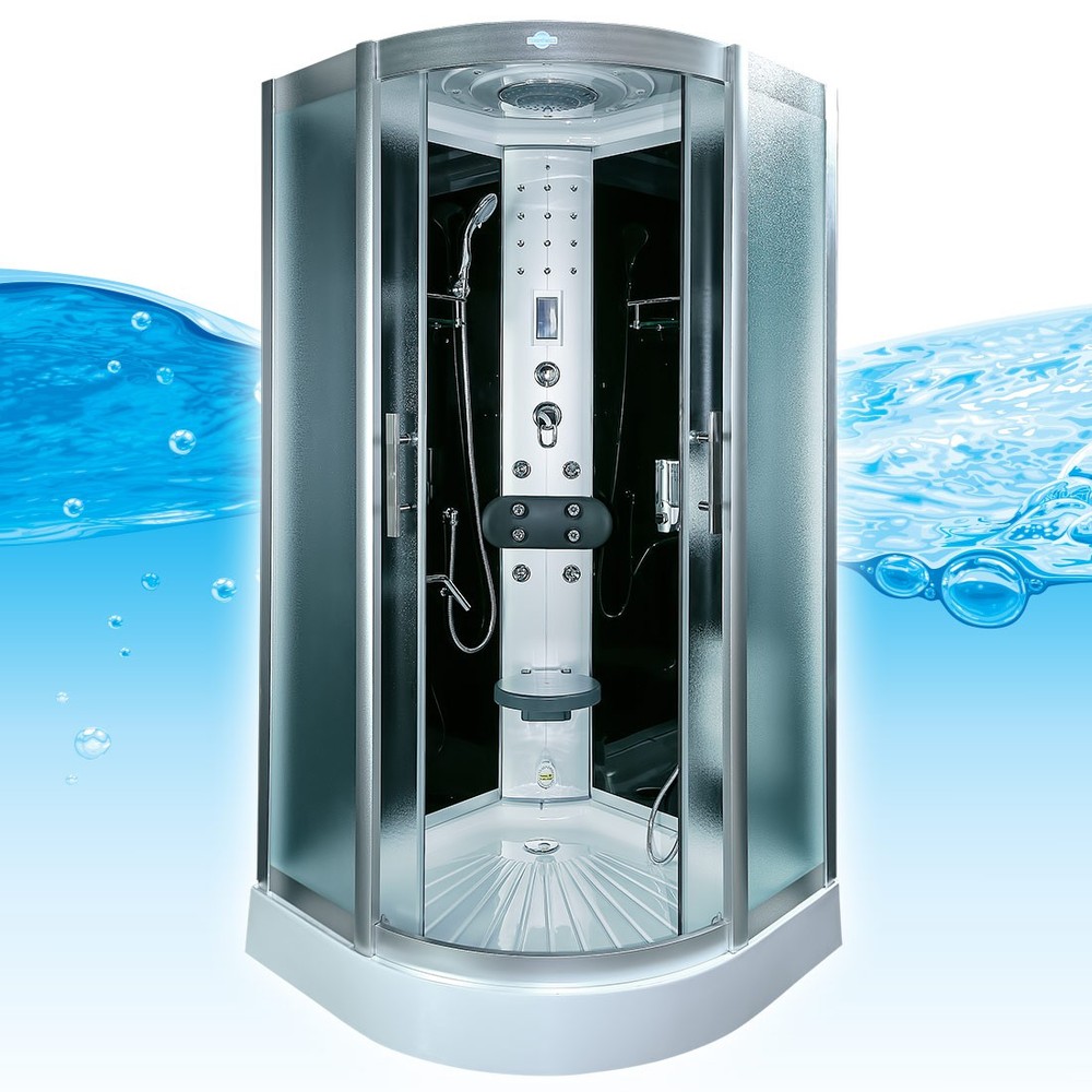AcquaVapore Dtp8058-2312 Dusche Dampfdusche Duschtempel Duschkabine 100x100
