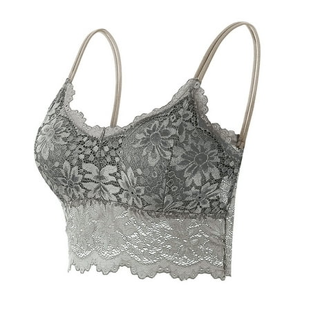 GWAABD Front Closure Breathable Bra Women Plus Size Vest Crop Wire Frees Bra Lingerie V Neck Underwear Lingerie Without Chest Pad S3XL
