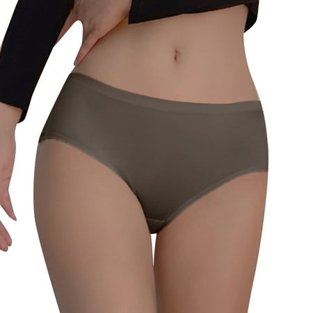 CLZOUD Beautiful Underwear Grey Lace Womens Underwear Seamless Bikini Lace Underwear Half Back Coverage Panties Xxl