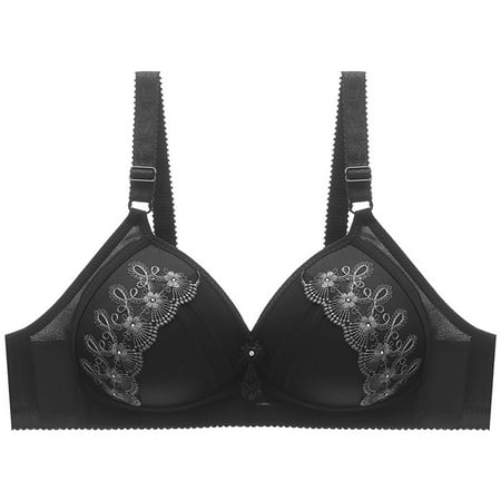 GWAABD Bras for Women Unlined Push up Bra for Women Bras None Underwire Brassiere
