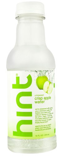 Hint Unsweet Essence Water Crisp Apple - 16 Fl Oz Pack of 12