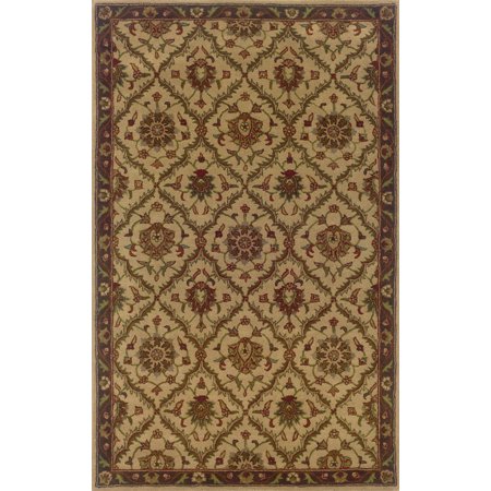 Moretti North Area Rug 23111 Beige Persian Vines 12  X 15  Rectangle