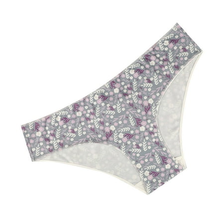 GWAABD Cute Pattern Panties Women S Patterned Underwear Seamless Breathable Briefs Comfortable Low Waist Underwear