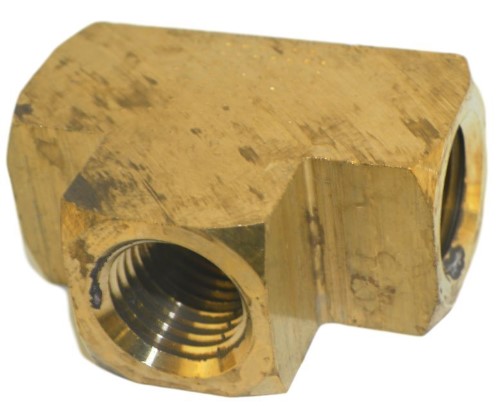 Big a Service Line 3-20140 Brass Pipe  Tee Fitting 1/4  X 1/4  X 1/4
