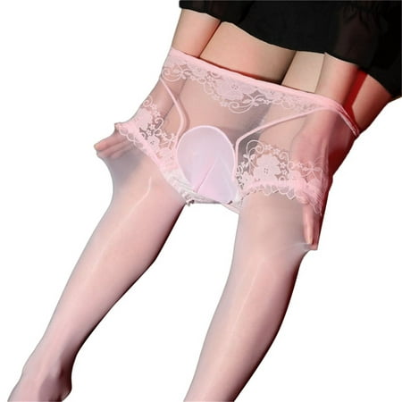 GWAABD Thigh High Compression Socks Mens Panties Pantyhose Mens Pantyhose Lace Panties and Stockings Pantyhose