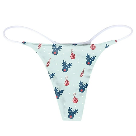 GWAABD Underwear Womens Thong T Back Low Waist Panties Cotton Seamless Underwear G String Bikini Thong